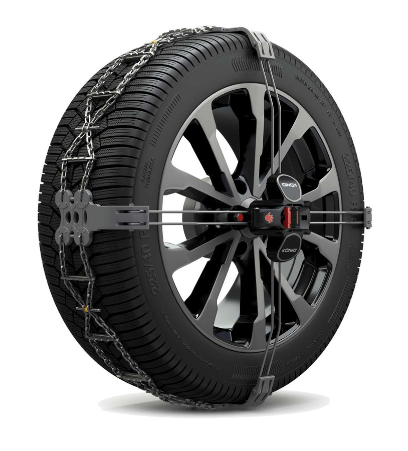 K-Summit snow chains for limited clearances